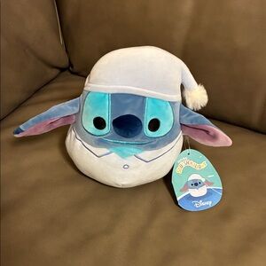 Disney Stitch Plush with White Hat